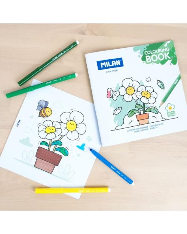 Krāsojamā grāmata GREEN & GROW 20lp