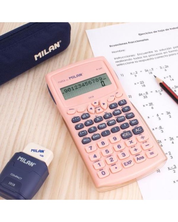 Kalkulātors zinātniskais Milan M240 rozā