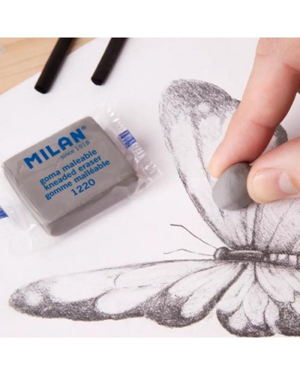 Dzēšgumija Milan 1220  oglei, pasteļ krītiņiem, grafīītam