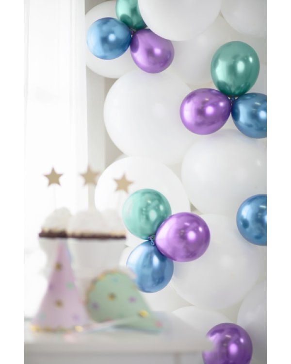 Glossy Balloons 12 cm, violet (1 pkt / 50 pc.)