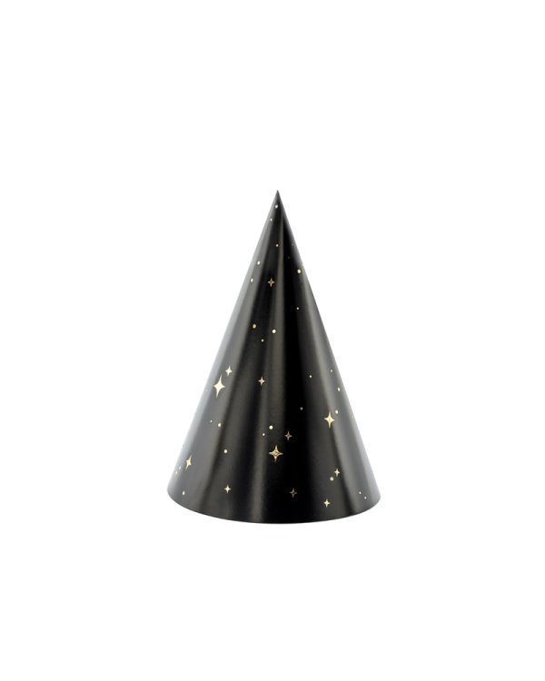 Party hats Happy New Year , 16cm (1 pkt / 6 pc.)