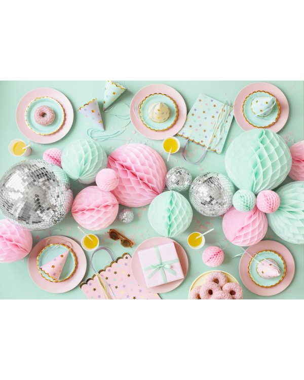 Party hats Stars, mix, 14.5cm (1 pkt / 6 pc.)