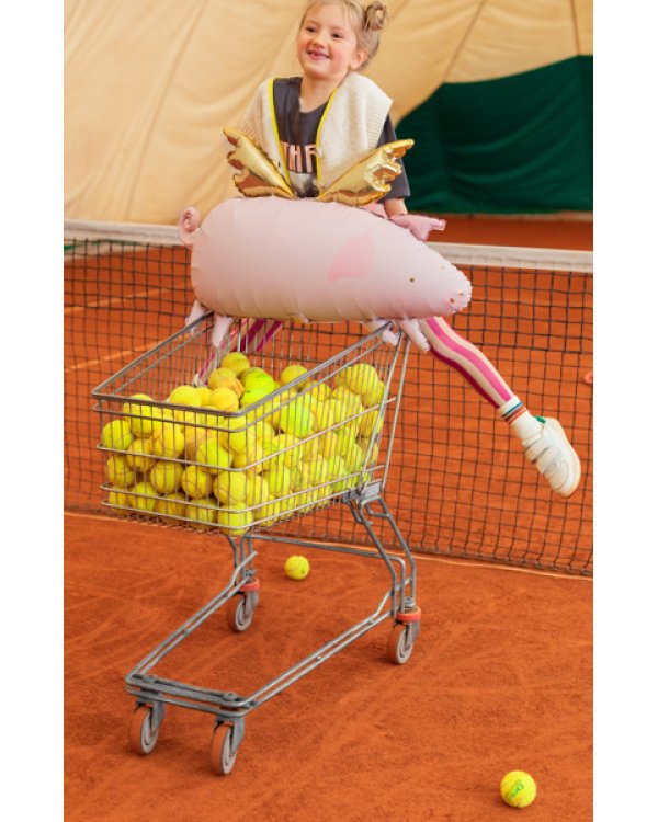 Foil balloon Pig, 72x46cm, mix