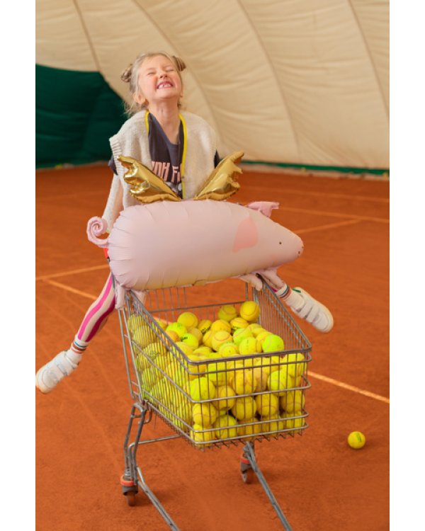 Foil balloon Pig, 72x46cm, mix