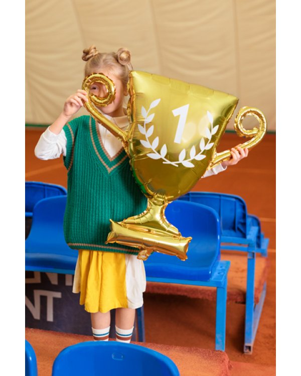 Foil balloon Cup, 64x61cm, gold