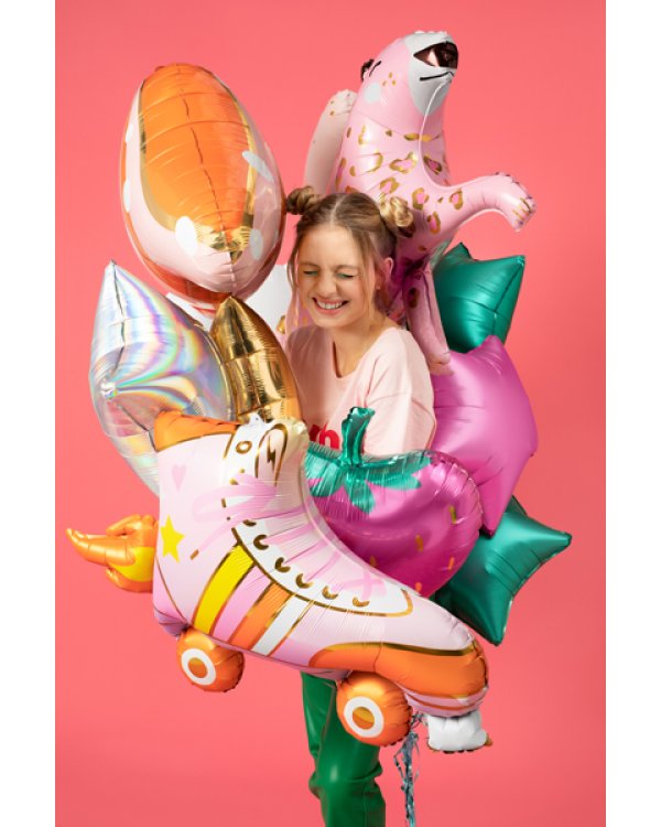 Foil balloon Roller Skate, 74x51cm, mix