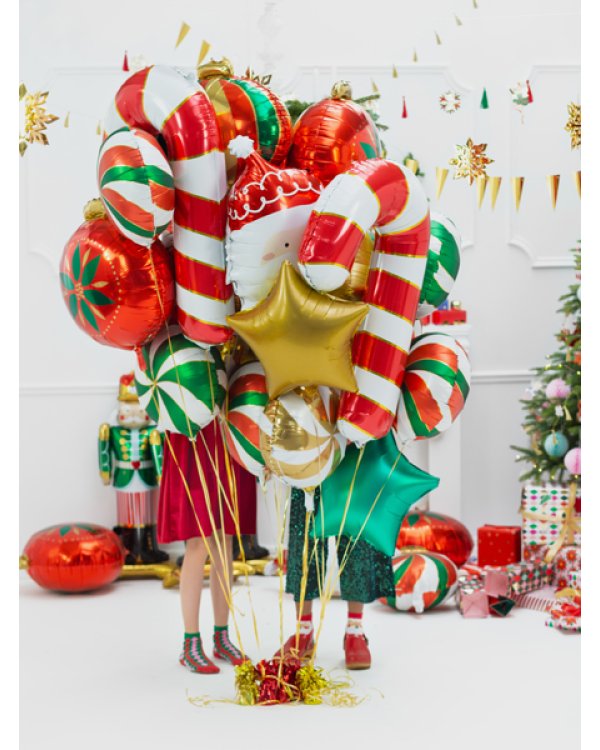 Foil balloon Christmas Bauble, 45x45cm, mix