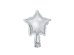 Foil balloons Stars, 12cm, silver (1 pkt / 25 pc.)