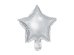 Foil balloons Stars, 22cm, silver (1 pkt / 25 pc.)