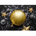 Foil balloon Clock, 45 cm, gold