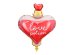 Foil balloon Love potion, 54x66 cm, mix