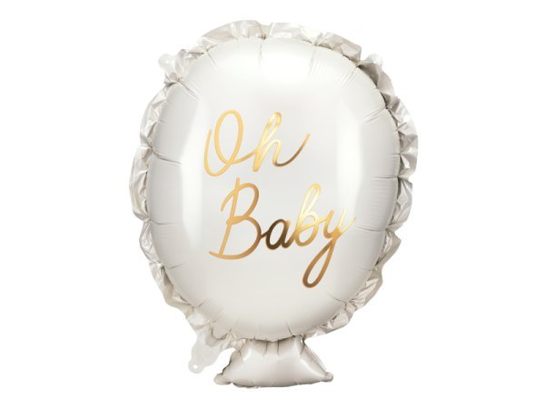 Foil balloon Oh baby, 53x69 cm, mix