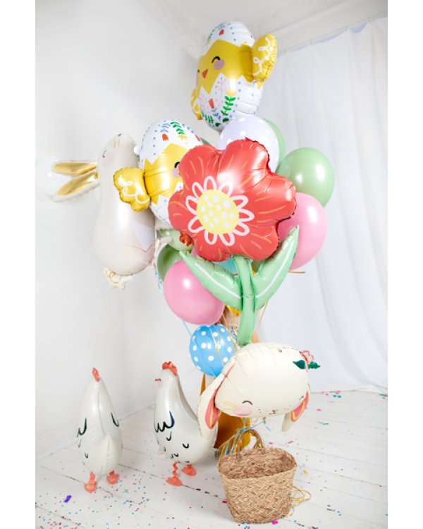 Foil balloon Chick, 78.5x64.5cm, mix