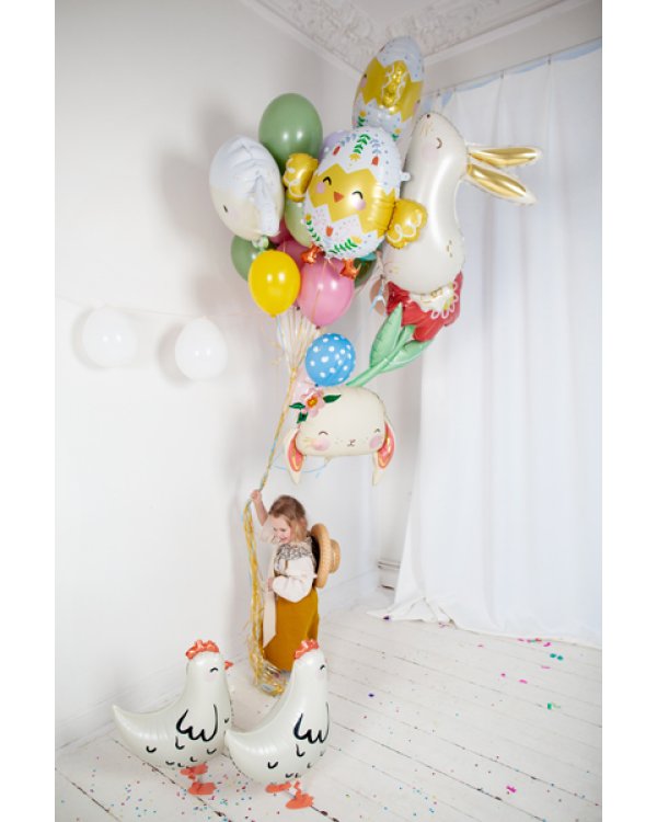 Foil balloon Chick, 78.5x64.5cm, mix