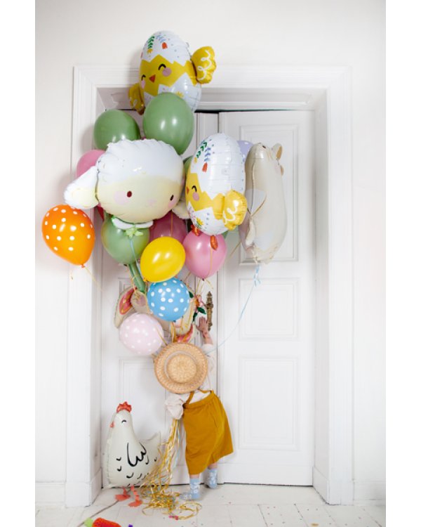 Foil balloon Chick, 78.5x64.5cm, mix