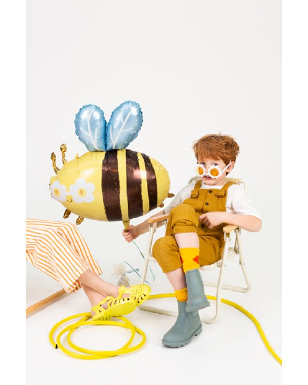 Foil balloon Bumblebee, 63.5x72 cm, mix