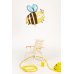 Foil balloon Bumblebee, 63.5x72 cm, mix