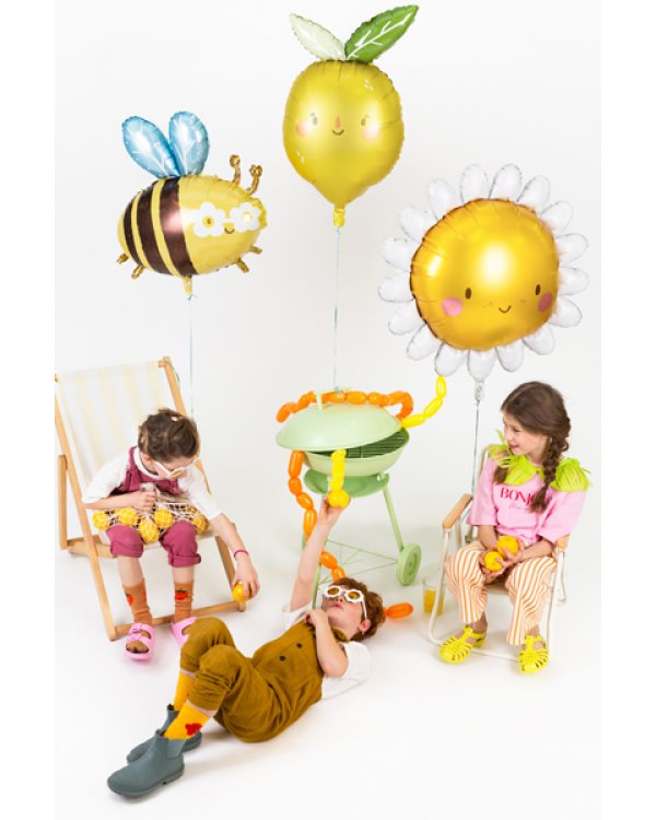 Foil balloon Bumblebee, 63.5x72 cm, mix