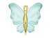 Foil Balloon Butterfly, 69x69 cm, mint
