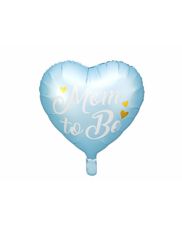 Foil balloon Mom to Be, 35cm, blue