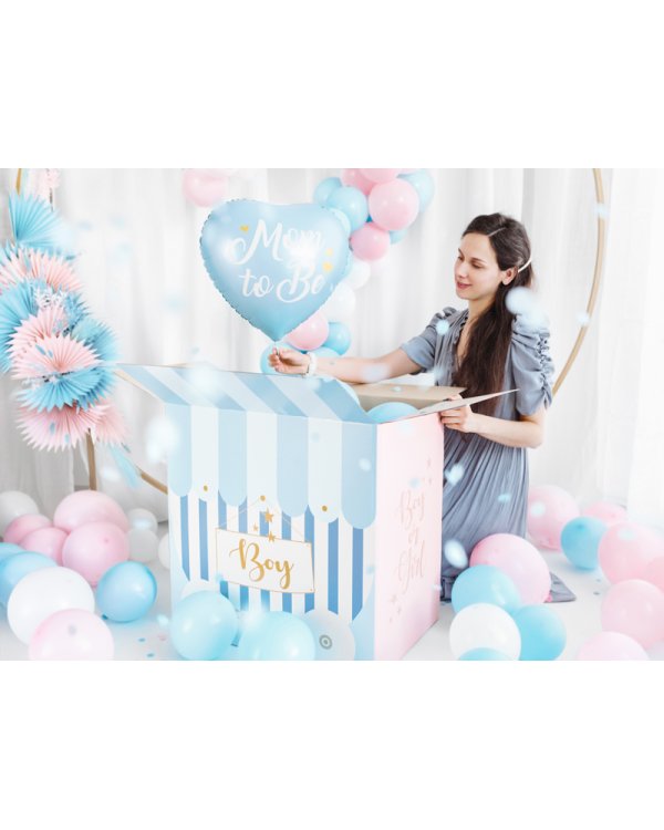 Balloons box - Boy or Girl, 60x40x60cm (1 pkt / 5 pc.)