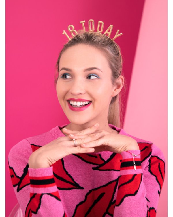 Headband 18 Today, gold