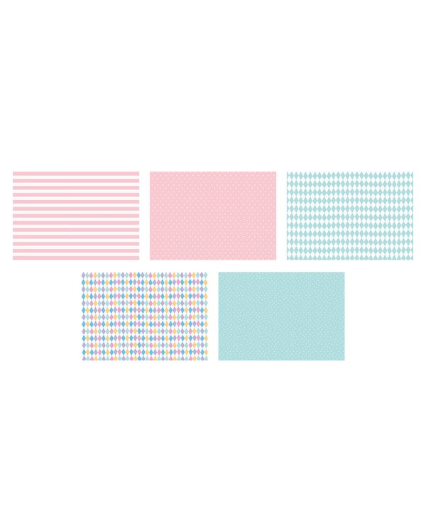 Wrapping paper, mix, 68.5x100cm (1 pkt / 50 pc.)