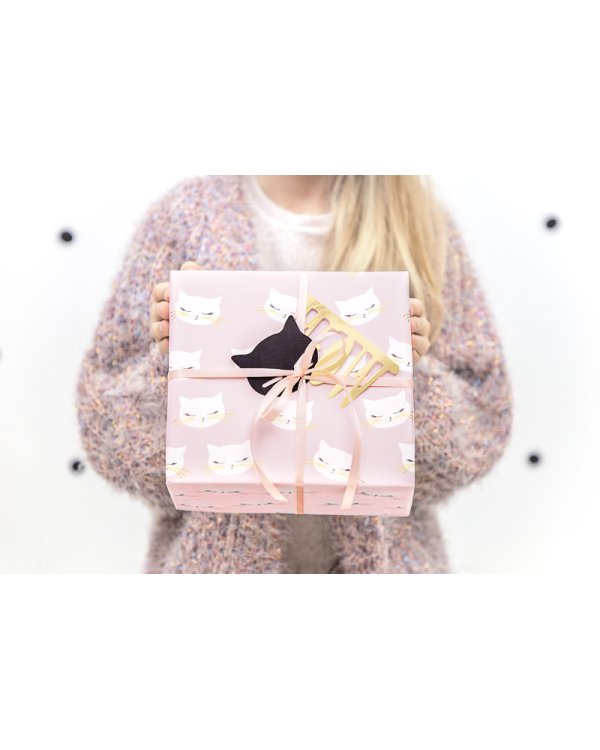 Wrapping paper Cat, mix, 70x200cm (1 pkt / 2 pc.)