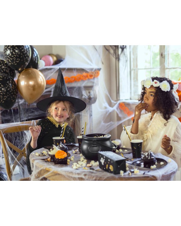 Boxes for popcorn BOO!, mix, 7x7x12.5cm (1 pkt / 6 pc.)