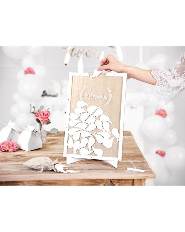 Boxes - Wings, white, 8.5x14.5x8.5cm (1 pkt / 10 pc.)