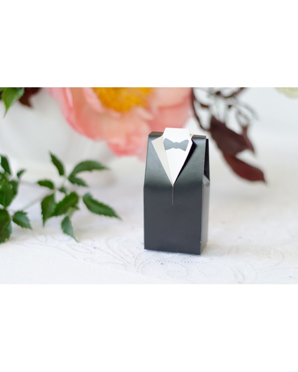 Boxes Groom, black, without text (1 pkt / 10 pc.)
