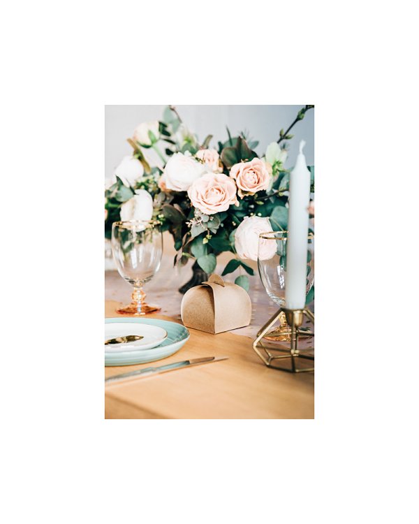 Boxes, kraft, 6x6x5.5cm (1 pkt / 10 pc.)