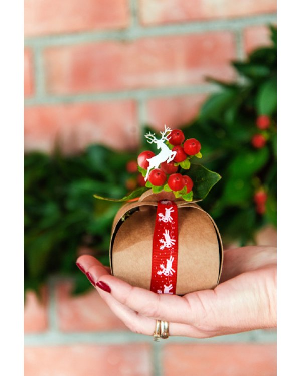 Boxes, kraft, 6x6x5.5cm (1 pkt / 10 pc.)