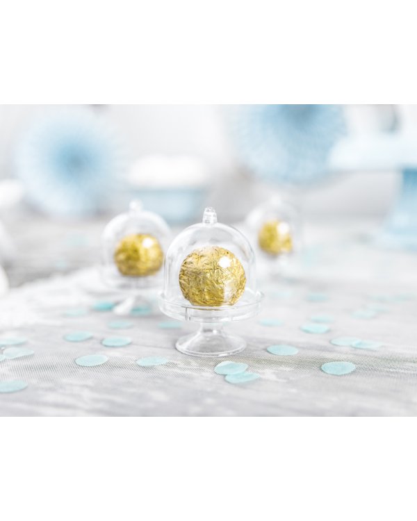 Boxes Cake Stand, colourless, 5.5x7.5cm (1 pkt / 3 pc.)