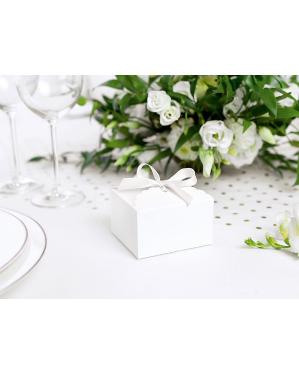 Boxes - Cloud, white, 8x7.5x4.5cm (1 pkt / 10 pc.)