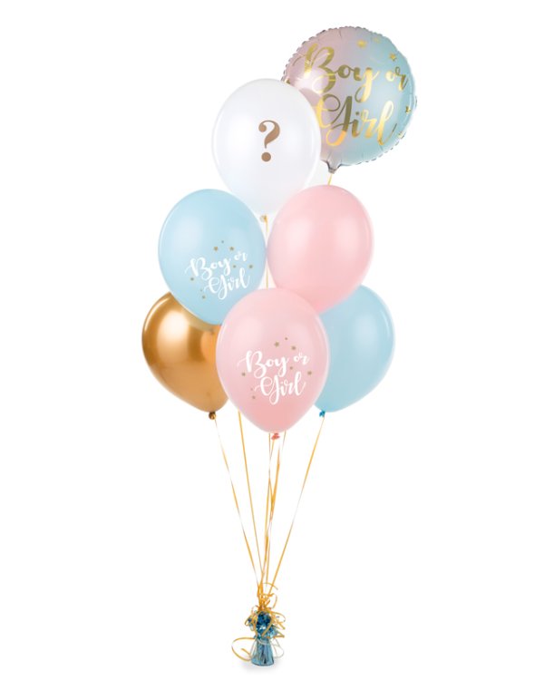 Balloons 30 cm,Boy or Girl, mix (1 pkt / 50 pc.)