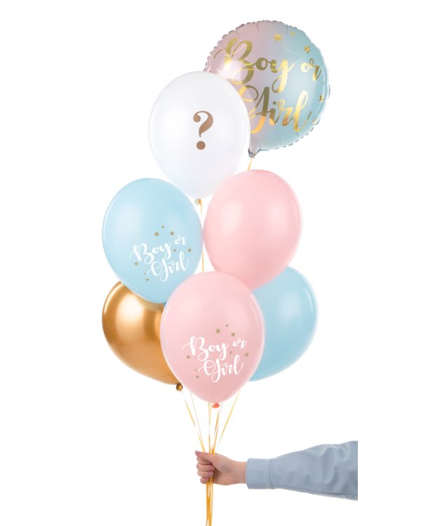 Balloons 30 cm,Boy or Girl, mix (1 pkt / 50 pc.)