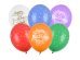 Balloons 30 cm, Happy Birthday To You, mix (1 pkt / 6 pc.)