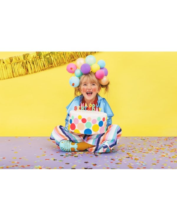 Birthday candles Happy Birthday, mix, 2.5cm (1 pkt / 13 pc.)