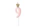 Birthday candle Number 9, light pink, 9.5cm
