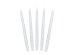 Taper candle, matt, white, 24cm (1 pkt / 10 pc.)