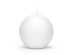 Candle Sphere, matt, white, 8cm (1 pkt / 6 pc.)