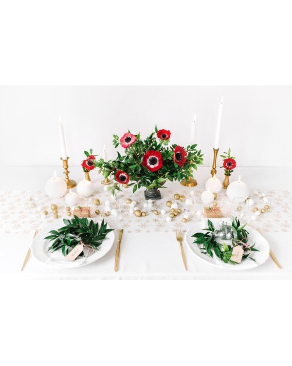 Candle Sphere, matt, white, 8cm (1 pkt / 6 pc.)