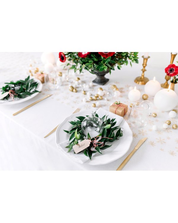 Candle Sphere, matt, white, 8cm (1 pkt / 6 pc.)