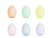 Eggs candles 6 pcs, mix, 7 cm (1 pkt / 6 pc.)