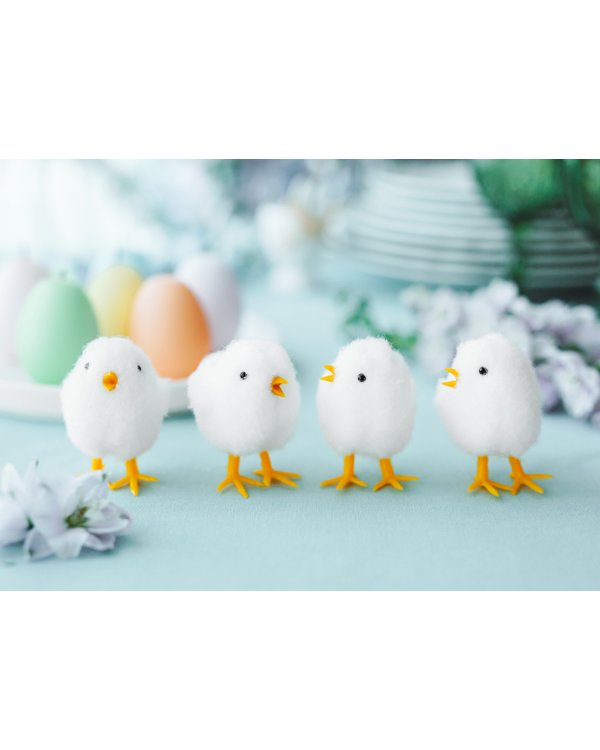 Eggs candles 6 pcs, mix, 7 cm (1 pkt / 6 pc.)