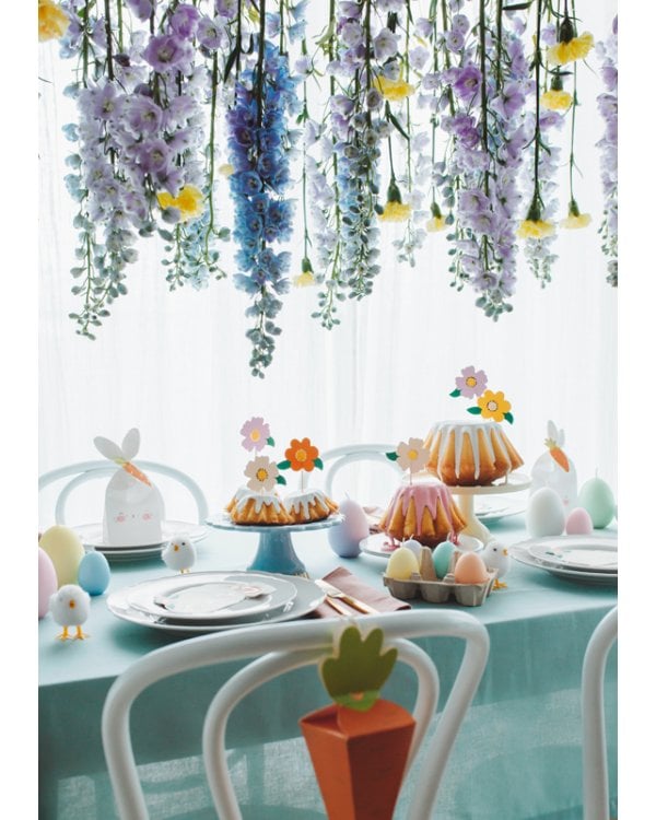 Eggs candles 6 pcs, mix, 7 cm (1 pkt / 6 pc.)