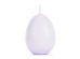Egg candle, light violet, 10 cm
