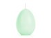 Egg candle, light green, 10 cm