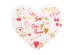 Napkins Heart, mix, 16x15cm (1 pkt / 20 pc.)